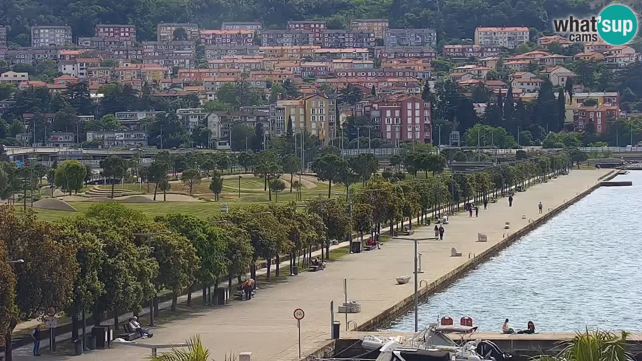 Webcam Capodistria – marina e lungo mare dall’Hotel Grand Koper