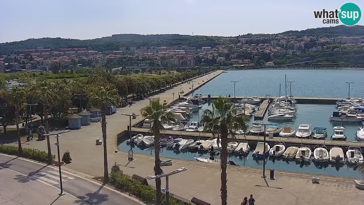 The Port of Koper live webcam – cruise and cargo port – Slovenia
