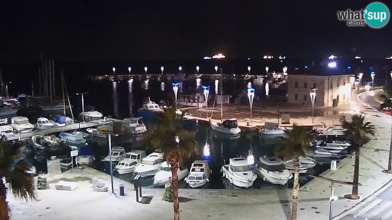 Webcam Capodistria – marina e lungo mare dall’Hotel Grand Koper