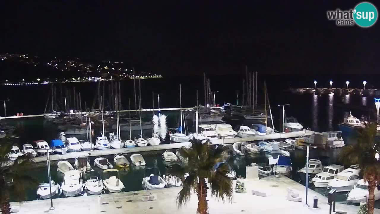 Spletna kamera Luka Koper v živo – Potniški terminal in tovorno pristanišče – Slovenija