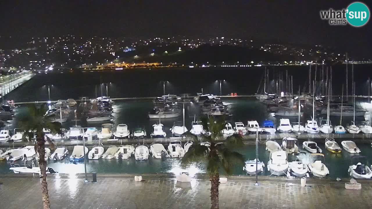 The Port of Koper live webcam – cruise and cargo port – Slovenia
