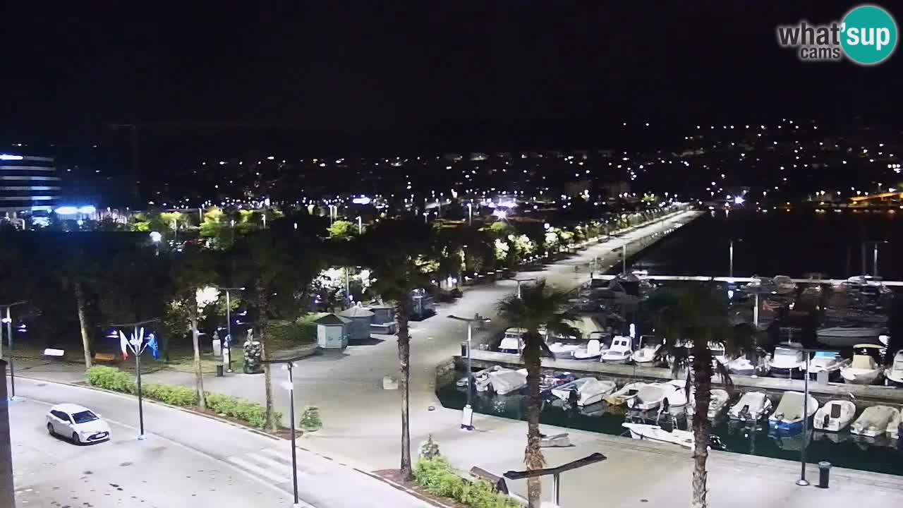 Spletna kamera Koper – Panorama na marino in promenado s Hotela Grand Koper