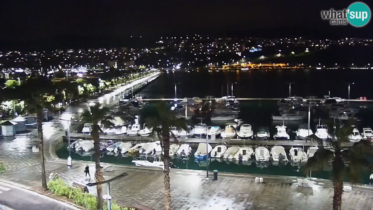 Spletna kamera Koper – Panorama na marino in promenado s Hotela Grand Koper