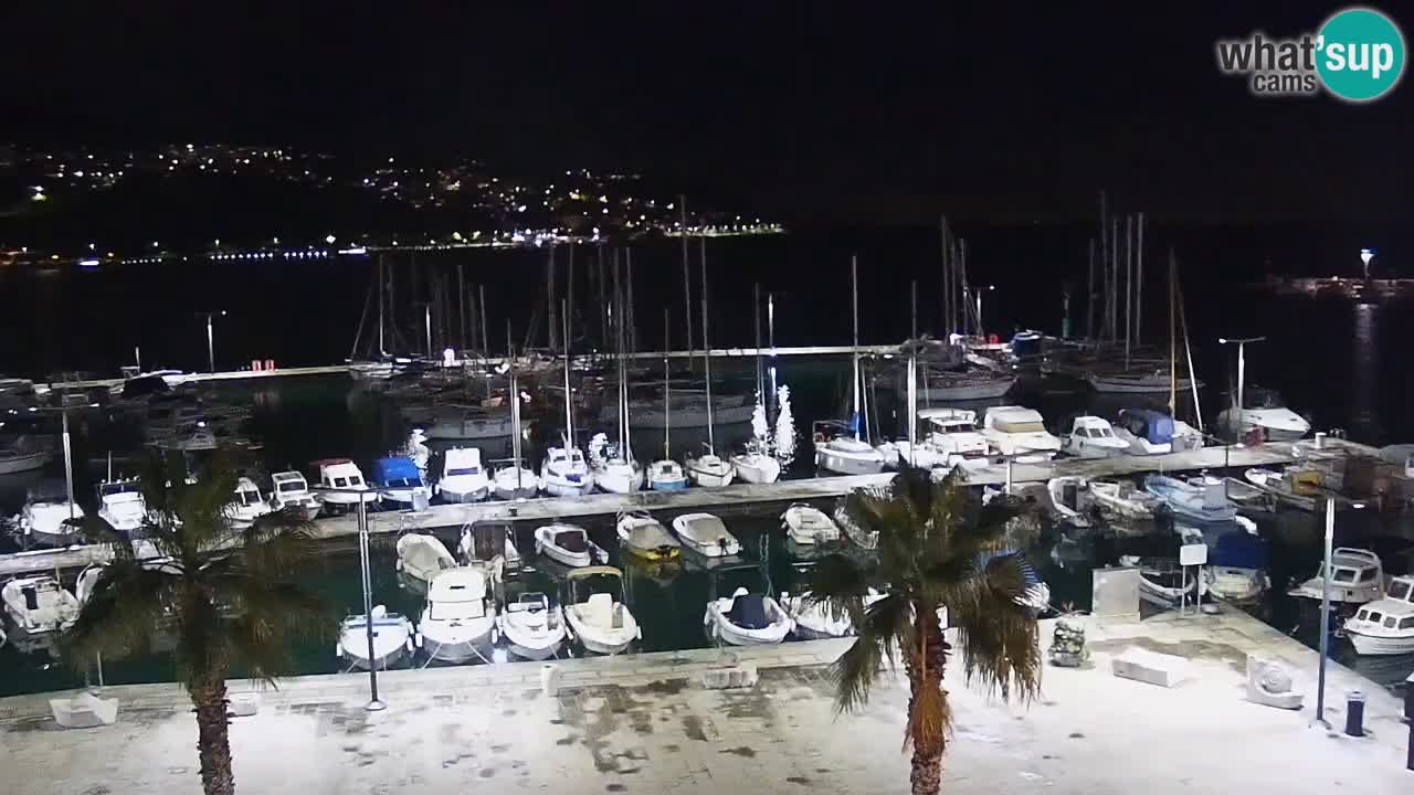 Webcam Capodistria – marina e lungo mare dall’Hotel Grand Koper