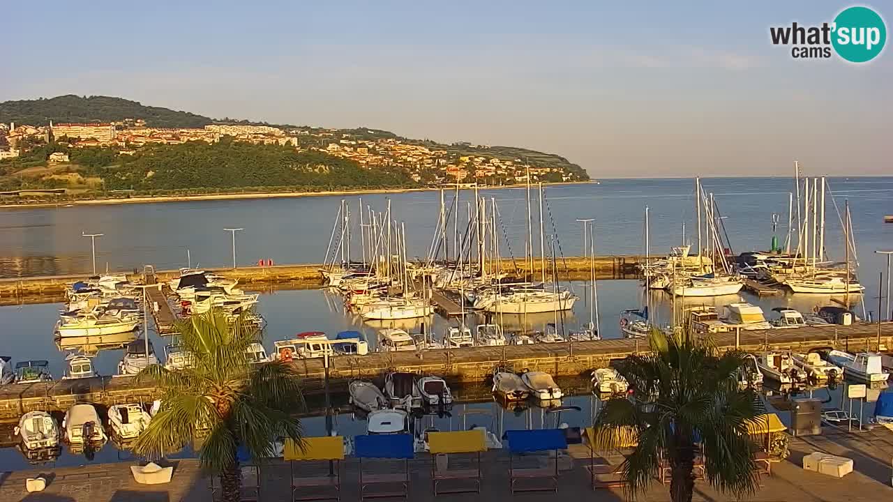 Webcam en vivo del Puerto de Koper – puerto de carga y cruceros – Eslovenia