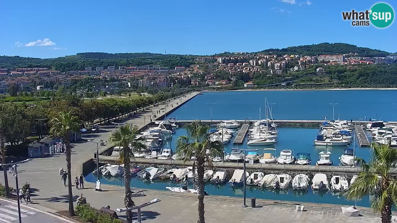 Luka Kopar uživo web kamera – Turistički terminal i teretna luka – Slovenija
