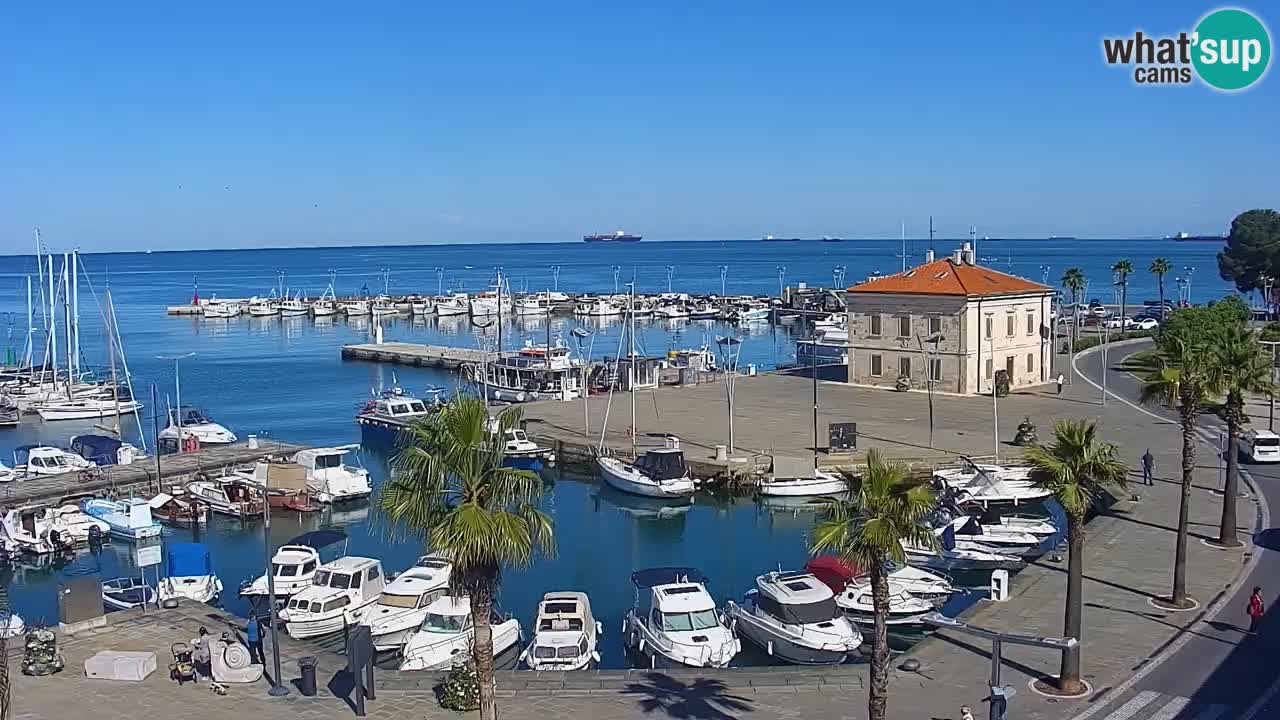 Webcam en vivo del Puerto de Koper – puerto de carga y cruceros – Eslovenia
