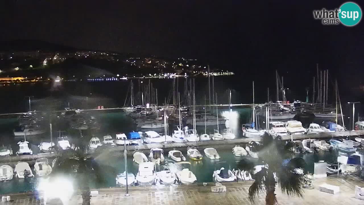 Webcam Capodistria – marina e lungo mare dall’Hotel Grand Koper
