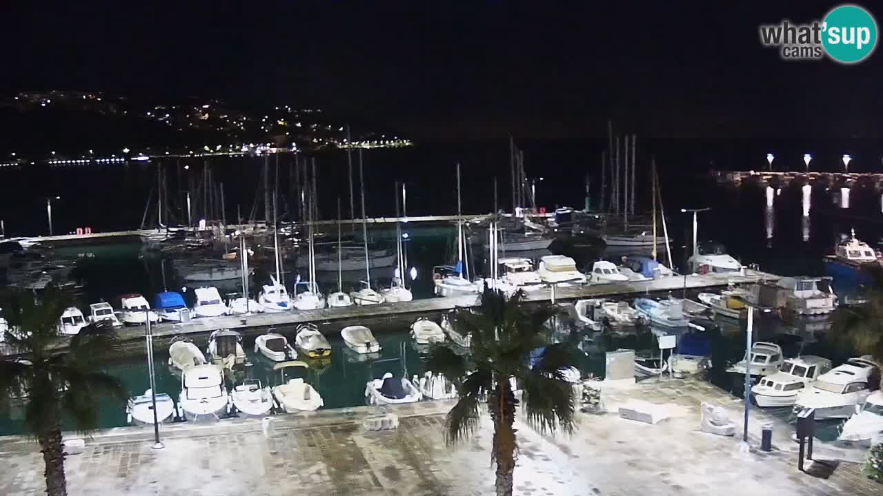 Spletna kamera Luka Koper v živo – Potniški terminal in tovorno pristanišče – Slovenija
