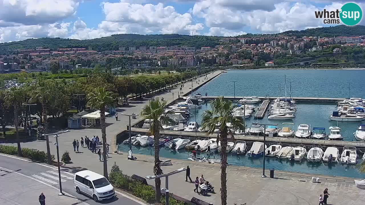 Il porto di Koper – Capodistria live webcam – porto crociere e mercantile – Slovenia
