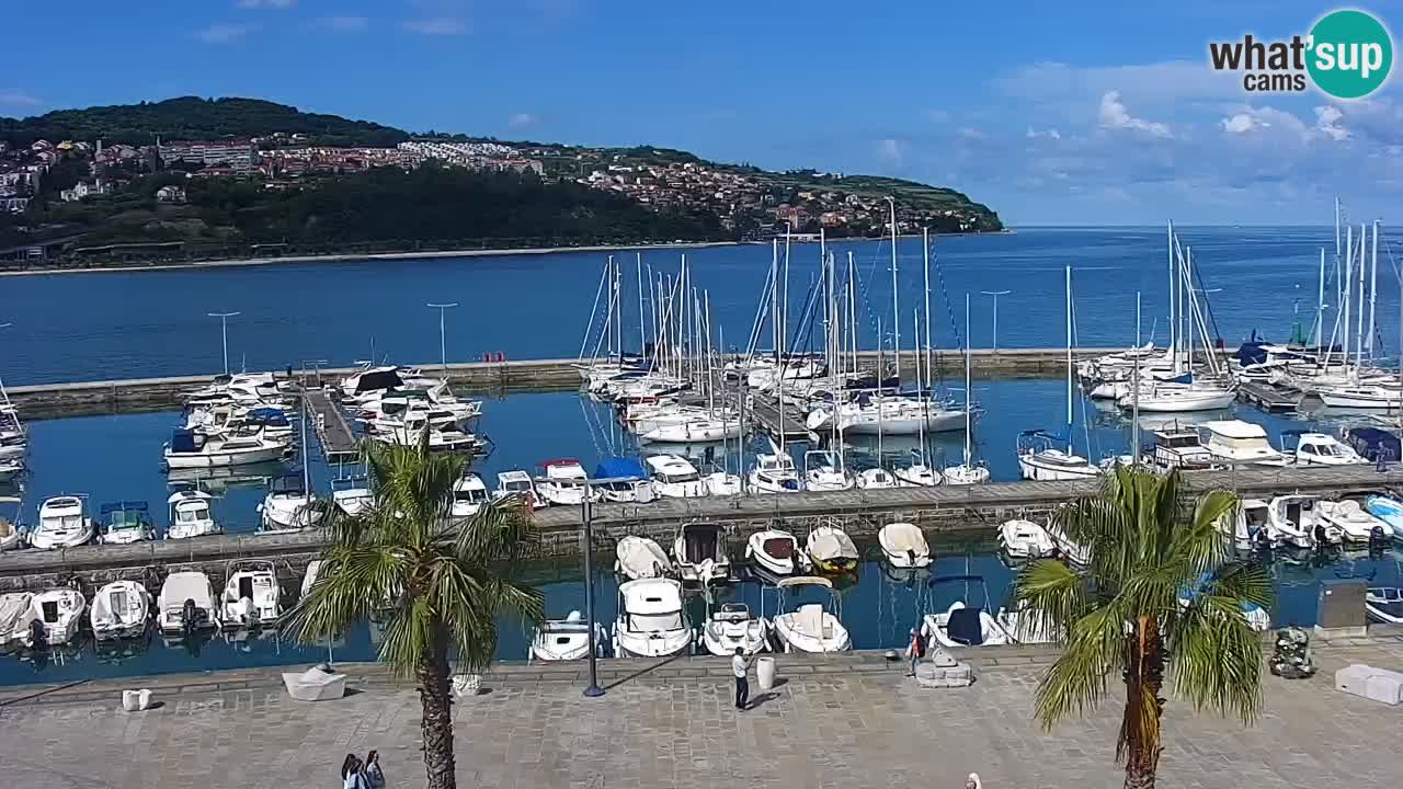 Il porto di Koper – Capodistria live webcam – porto crociere e mercantile – Slovenia