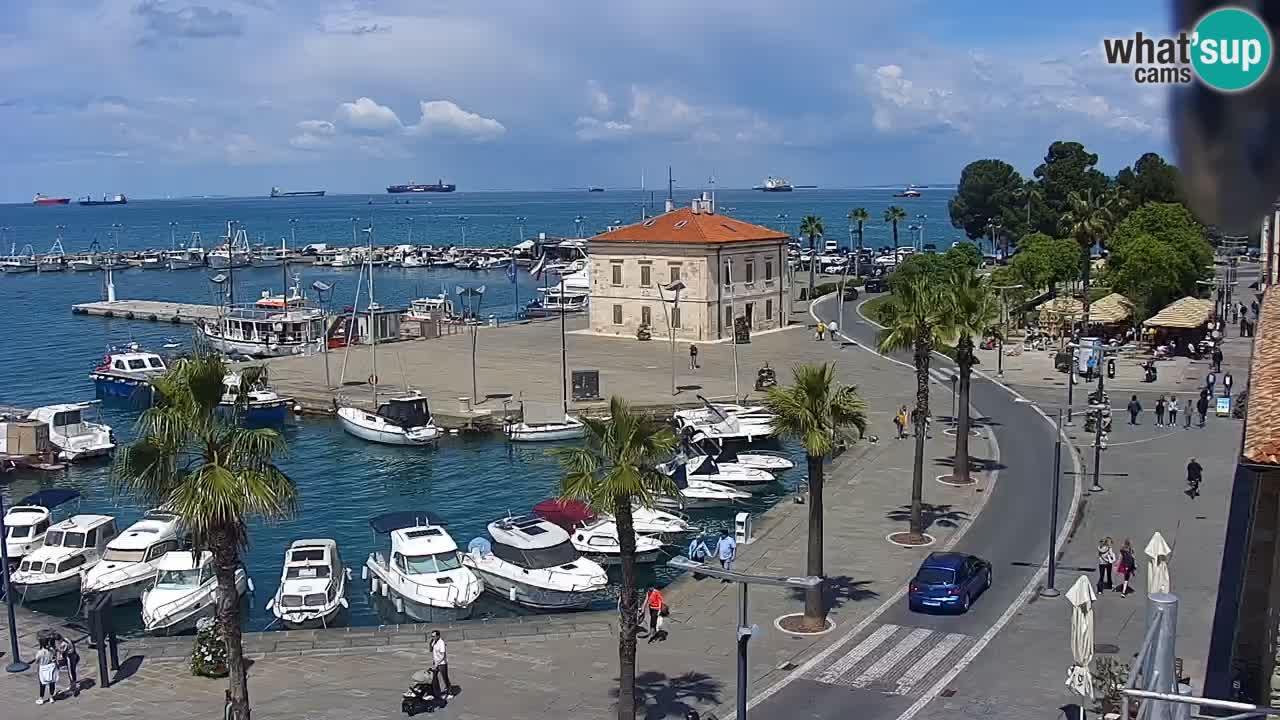 Webcam en vivo del Puerto de Koper – puerto de carga y cruceros – Eslovenia