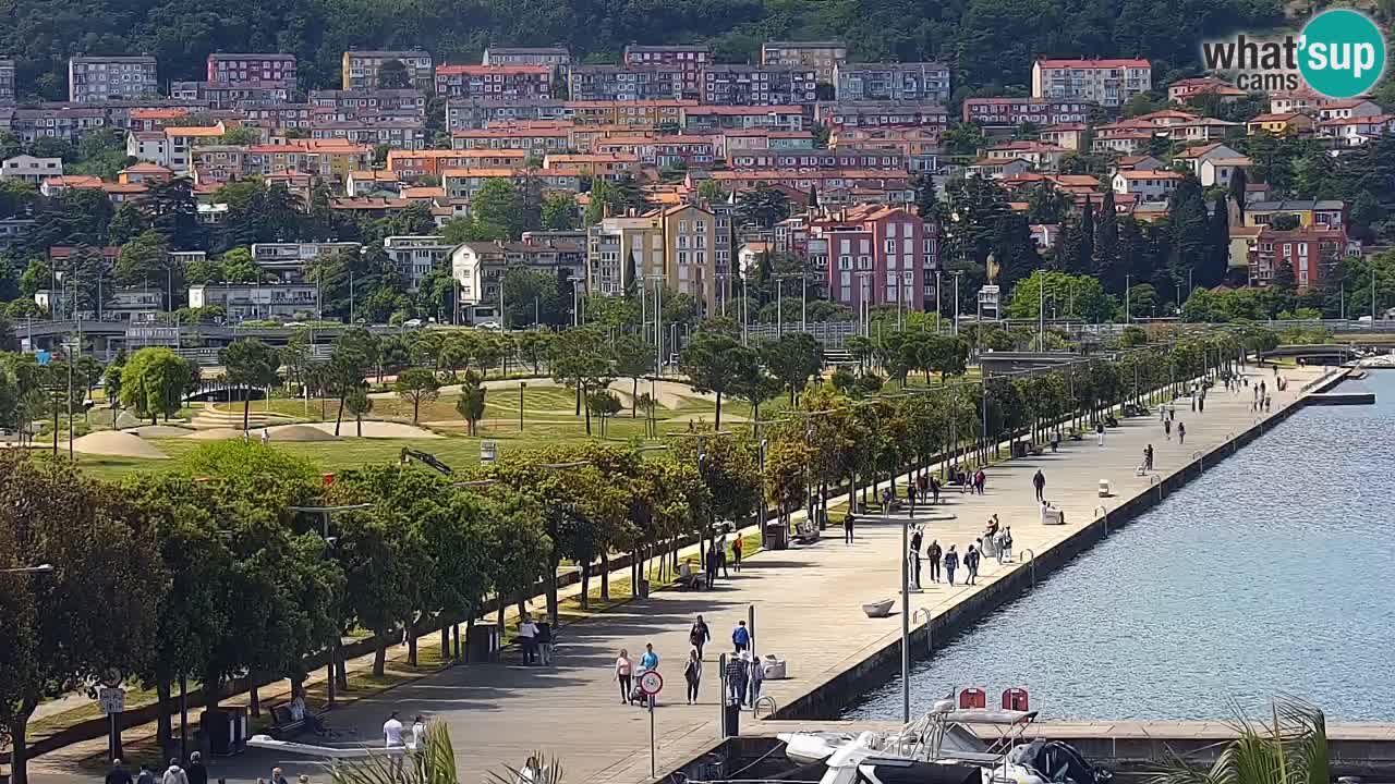 Web kamera Koper – marina i promenada – hotel Grand Koper