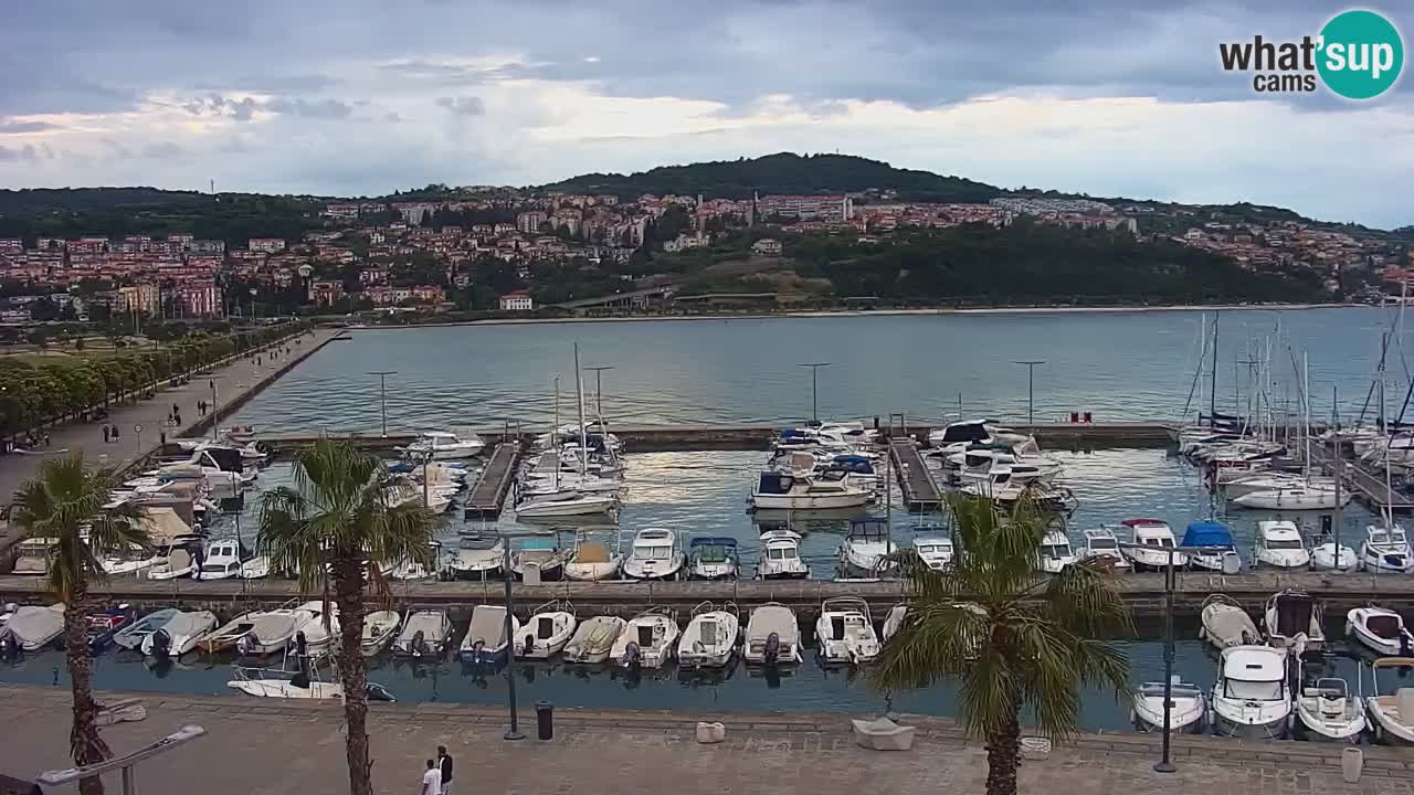Il porto di Koper – Capodistria live webcam – porto crociere e mercantile – Slovenia