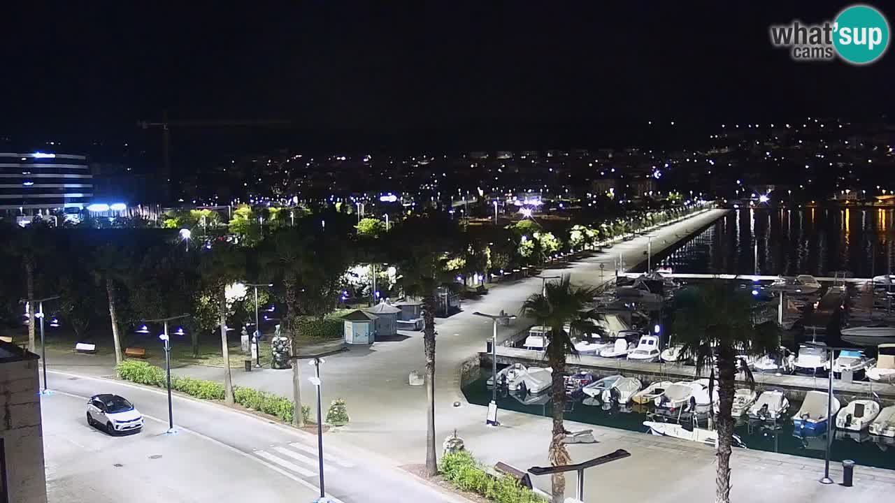 Web kamera Koper – marina i promenada – hotel Grand Koper