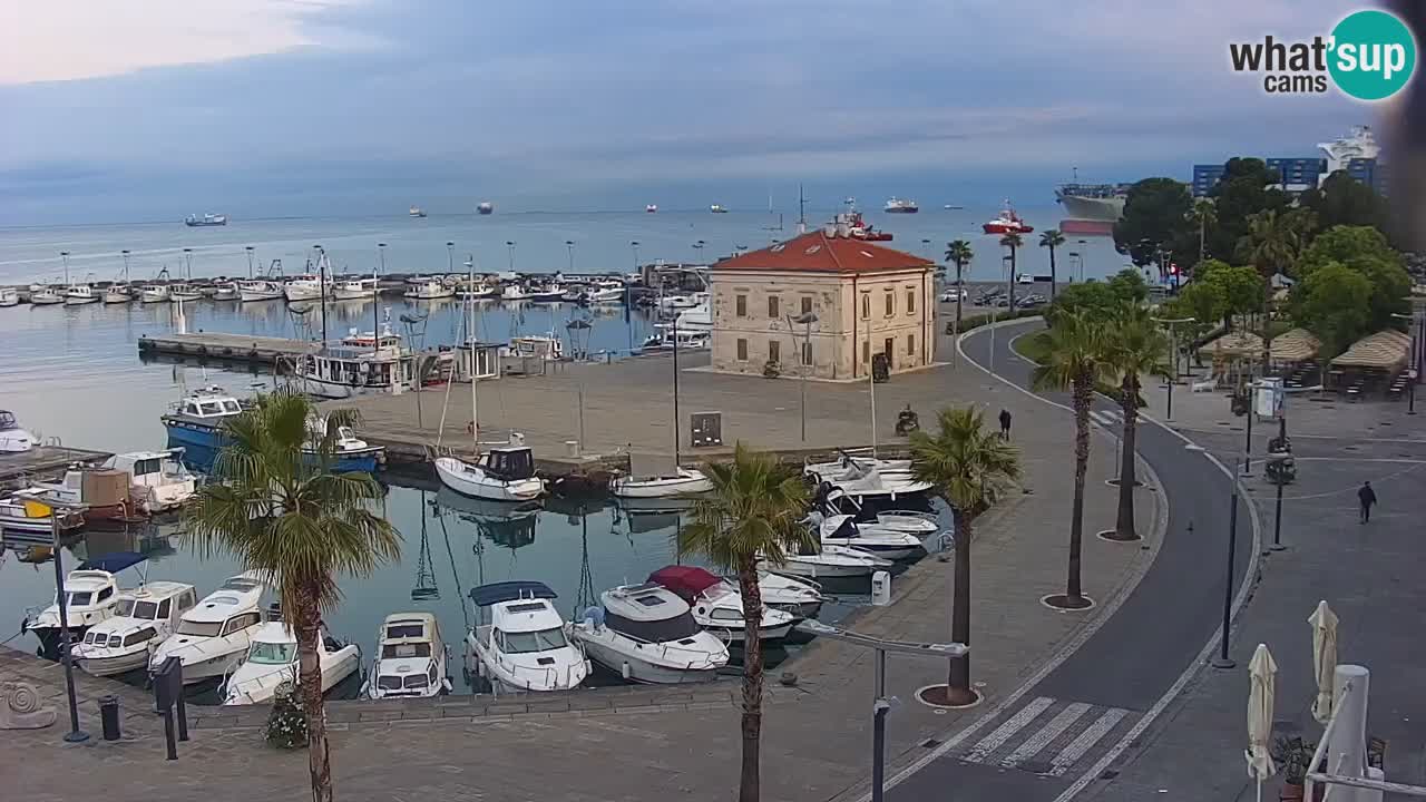 Webcam en vivo del Puerto de Koper – puerto de carga y cruceros – Eslovenia