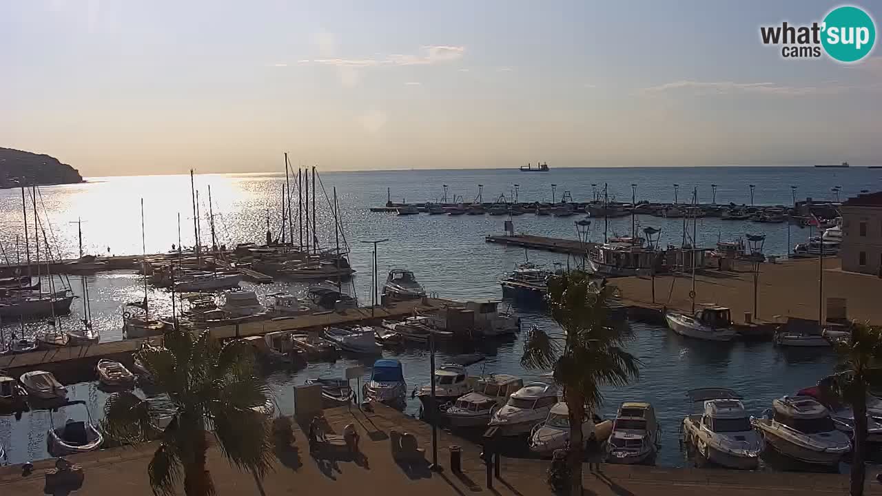 Web kamera Koper – marina i promenada – hotel Grand Koper