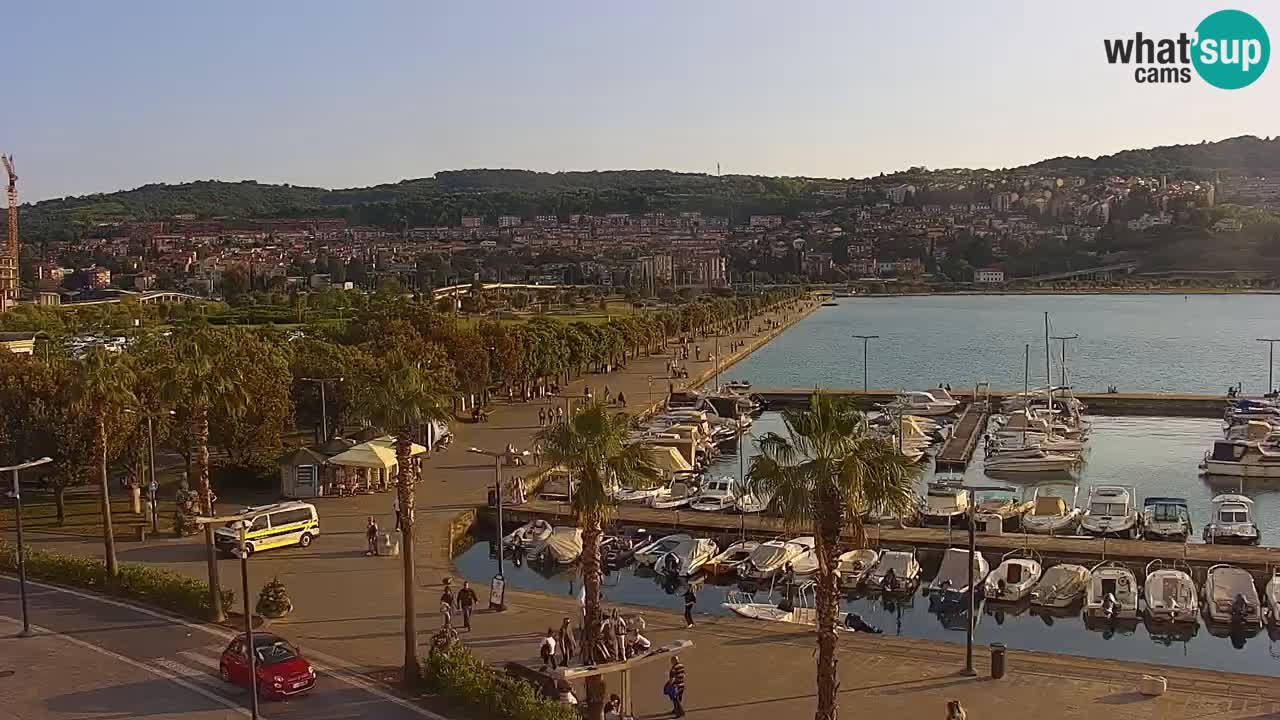 Webcam en vivo del Puerto de Koper – puerto de carga y cruceros – Eslovenia