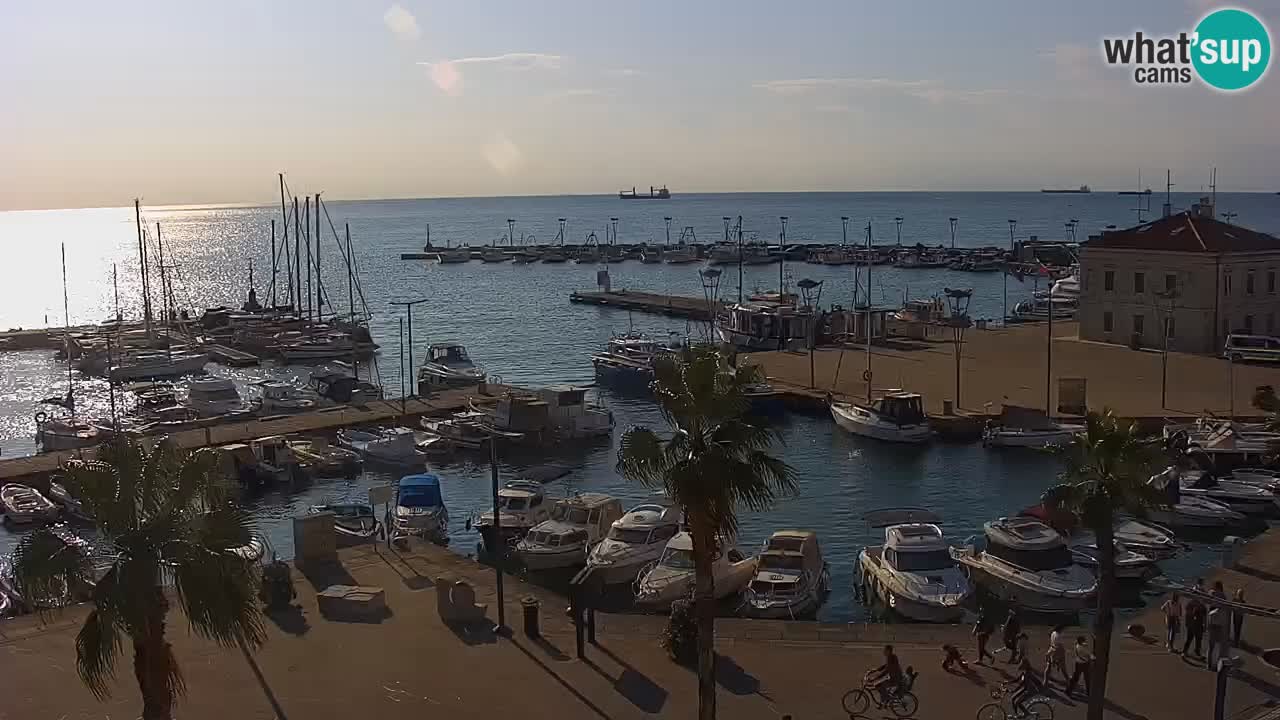 Webcam en vivo del Puerto de Koper – puerto de carga y cruceros – Eslovenia
