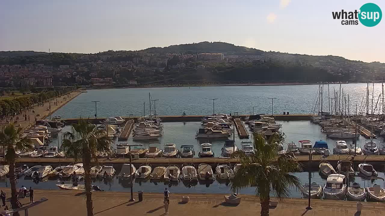 Il porto di Koper – Capodistria live webcam – porto crociere e mercantile – Slovenia