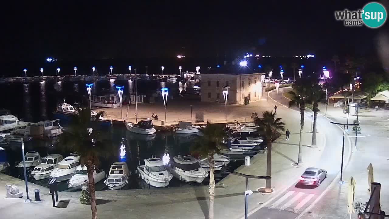 Web kamera Koper – marina i promenada – hotel Grand Koper