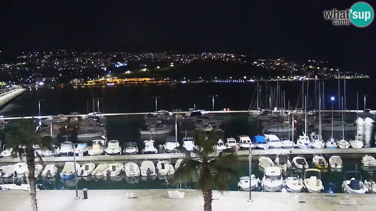 Webcam en direct du port de Koper – port de croisière et de fret – Slovénie