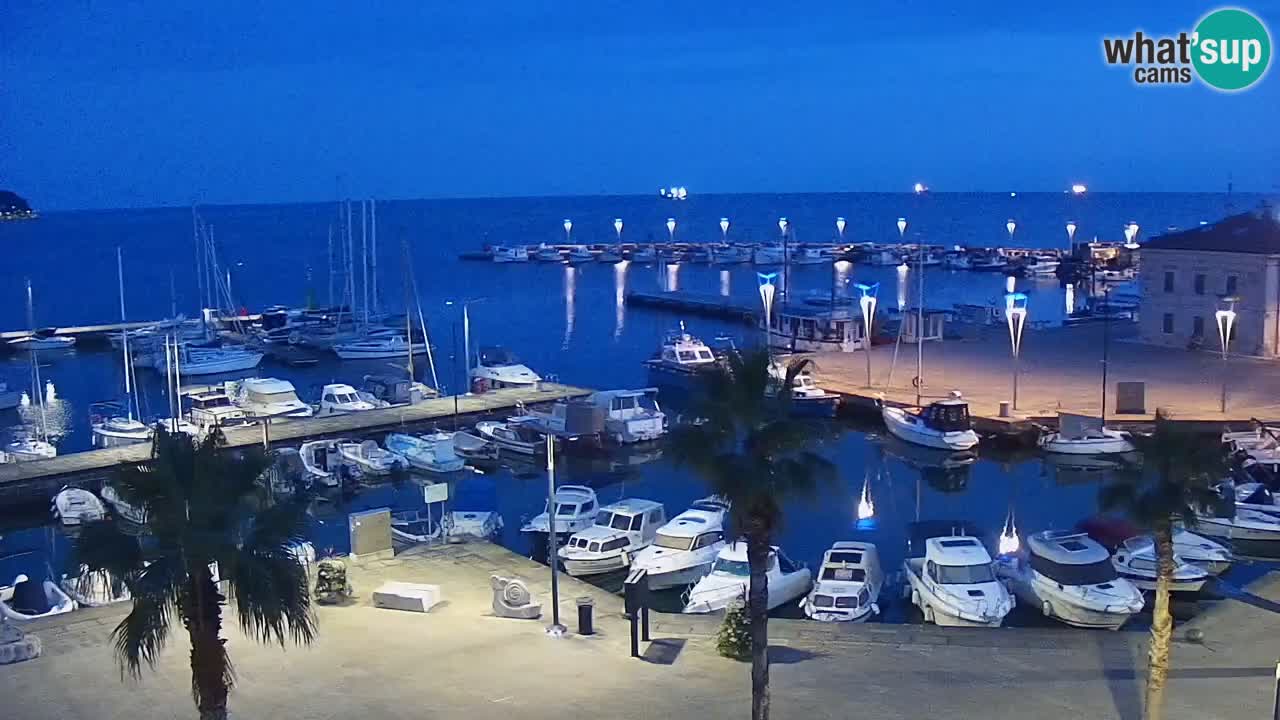 Webcam Capodistria – marina e lungo mare dall’Hotel Grand Koper