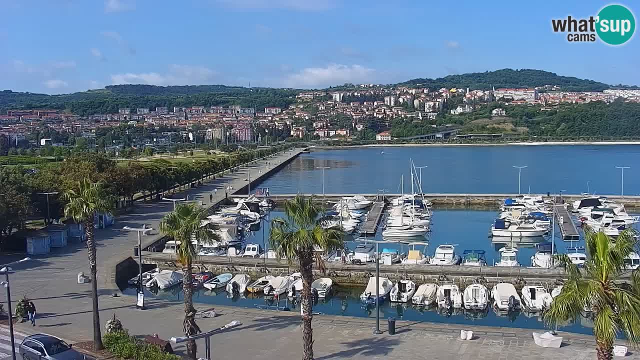 Der Hafen von Koper Live-Webcam – Kreuzfahrt- und Frachthafen – Slowenien
