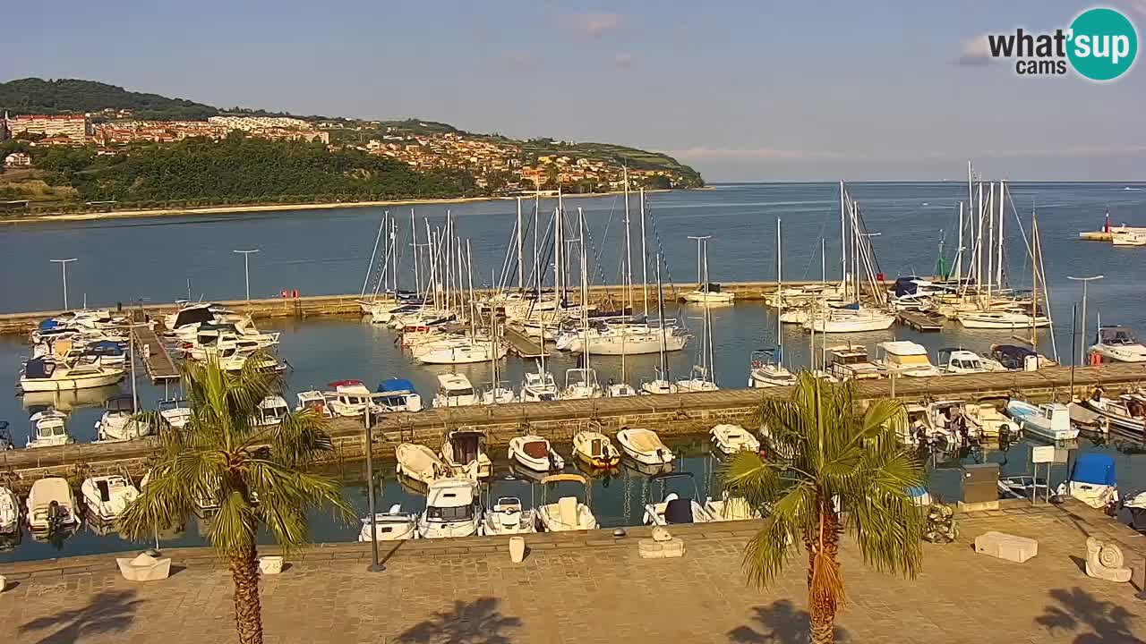 Il porto di Koper – Capodistria live webcam – porto crociere e mercantile – Slovenia