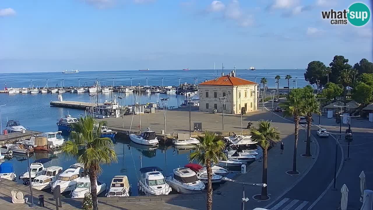The Port of Koper live webcam – cruise and cargo port – Slovenia