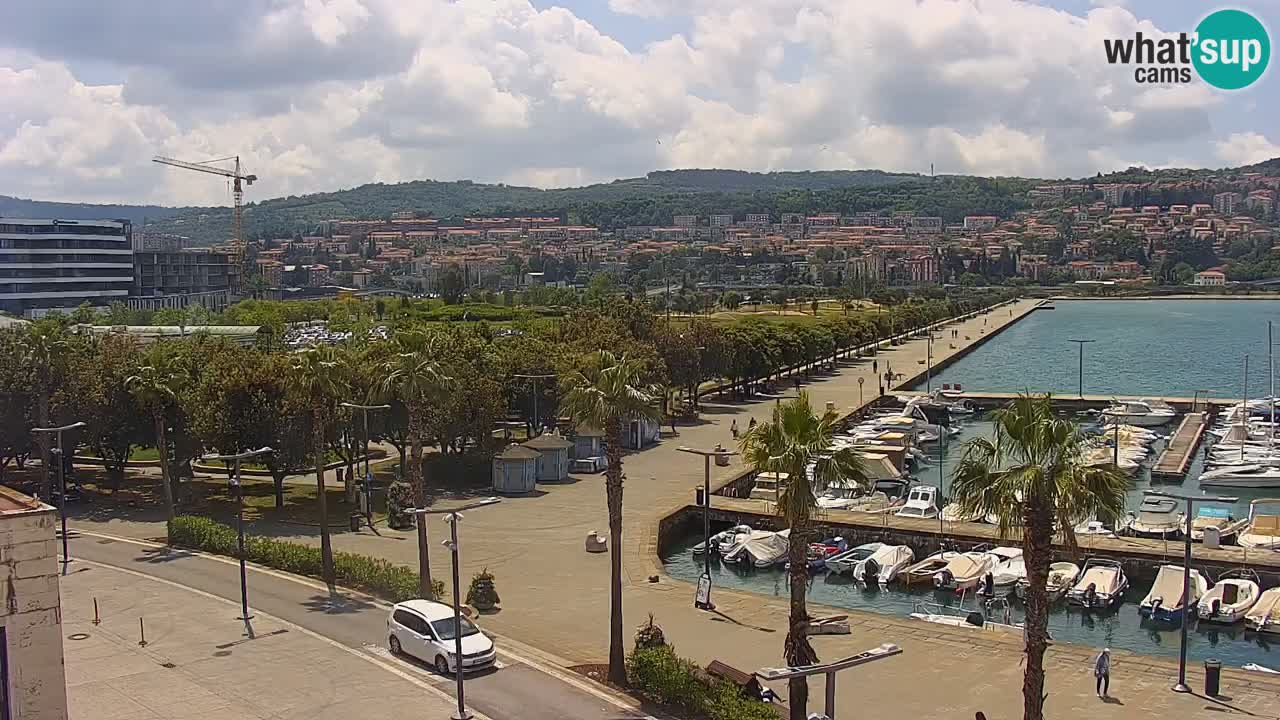 Webcam en vivo del Puerto de Koper – puerto de carga y cruceros – Eslovenia