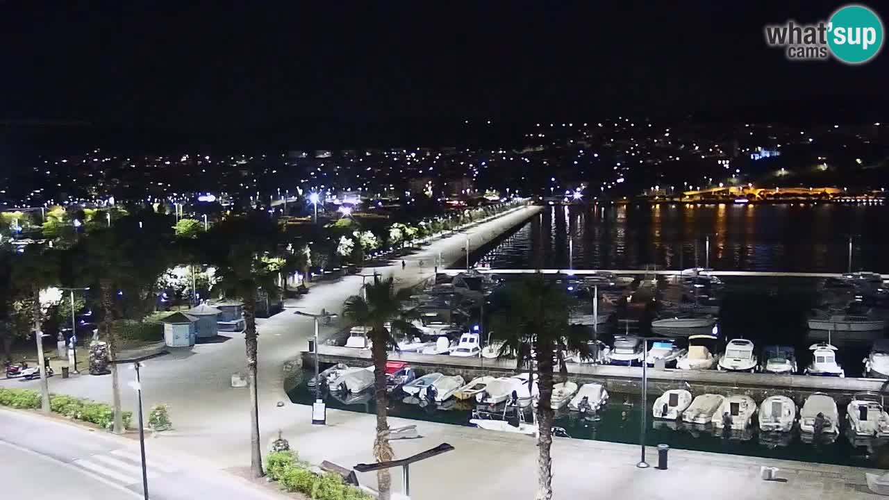 Webcam Capodistria – marina e lungo mare dall’Hotel Grand Koper