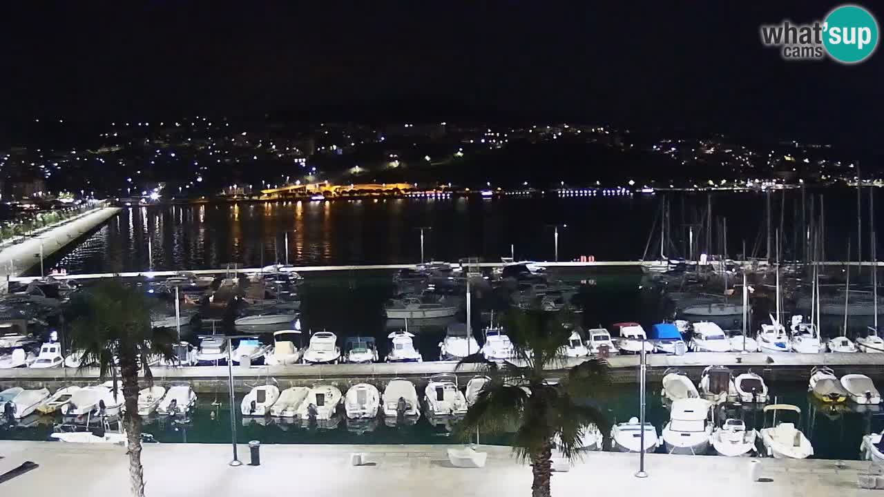 Webcam Capodistria – marina e lungo mare dall’Hotel Grand Koper