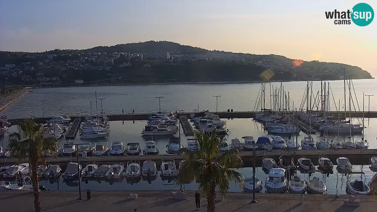 Il porto di Koper – Capodistria live webcam – porto crociere e mercantile – Slovenia
