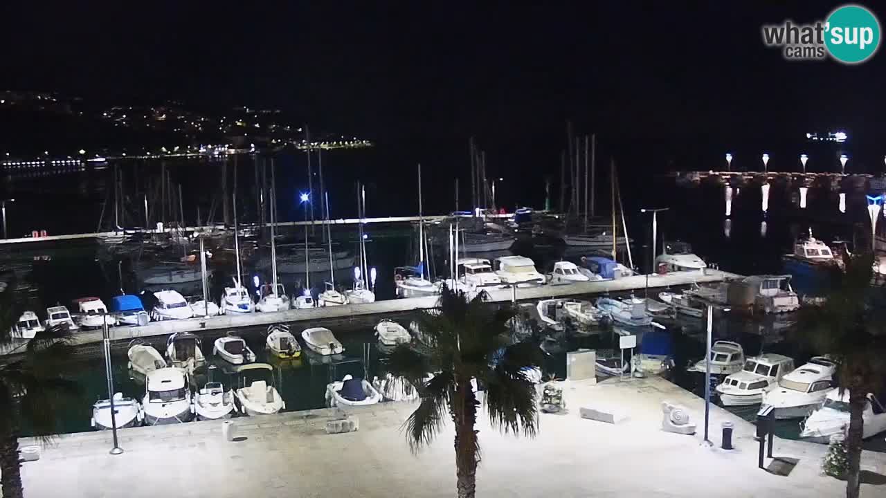 Webcam en direct du port de Koper – port de croisière et de fret – Slovénie
