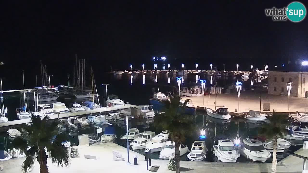 Il porto di Koper – Capodistria live webcam – porto crociere e mercantile – Slovenia