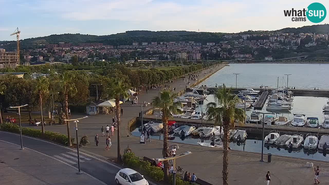 Il porto di Koper – Capodistria live webcam – porto crociere e mercantile – Slovenia