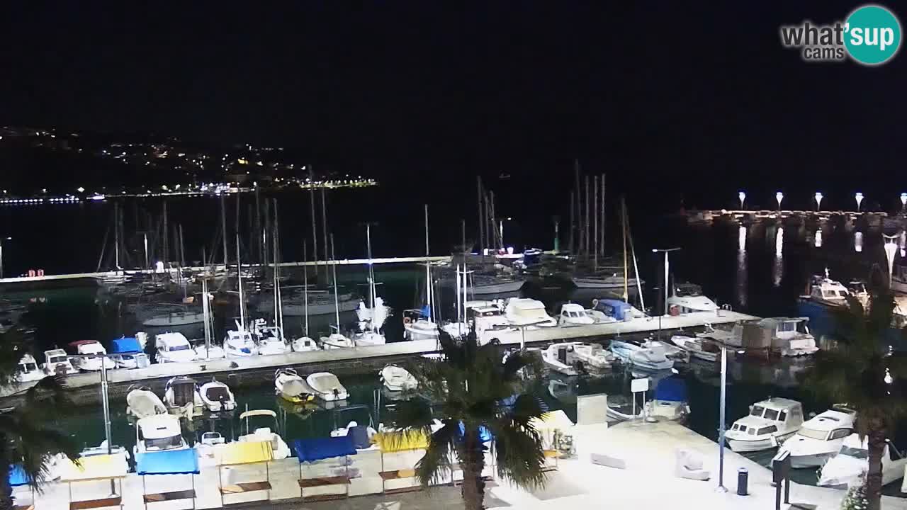 Web kamera Koper – marina i promenada – hotel Grand Koper