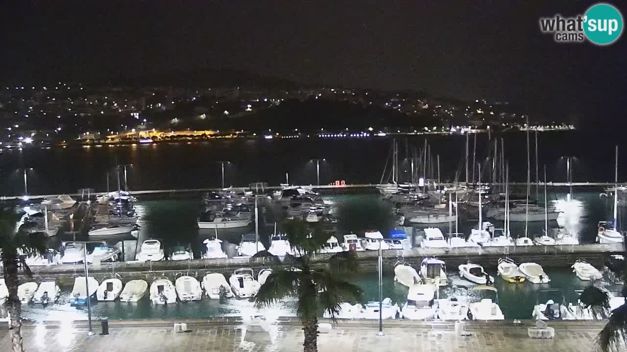 Webcam Capodistria – marina e lungo mare dall’Hotel Grand Koper