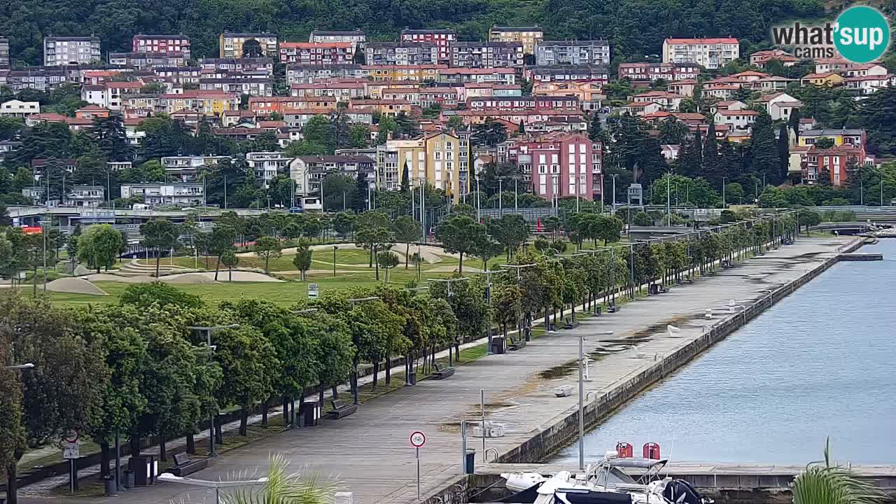Camera en vivo Koper – puerto deportivo y paseo marítimo desde el Hotel Grand Koper