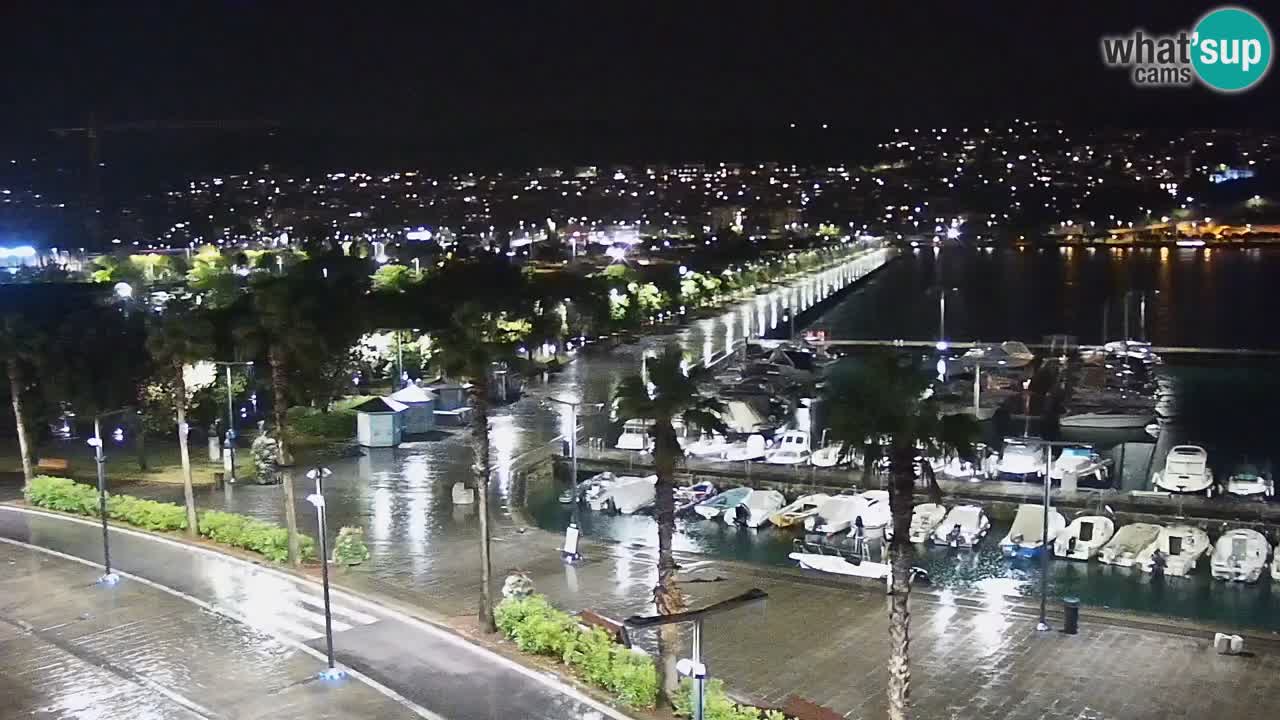 Web kamera Koper – marina i promenada – hotel Grand Koper