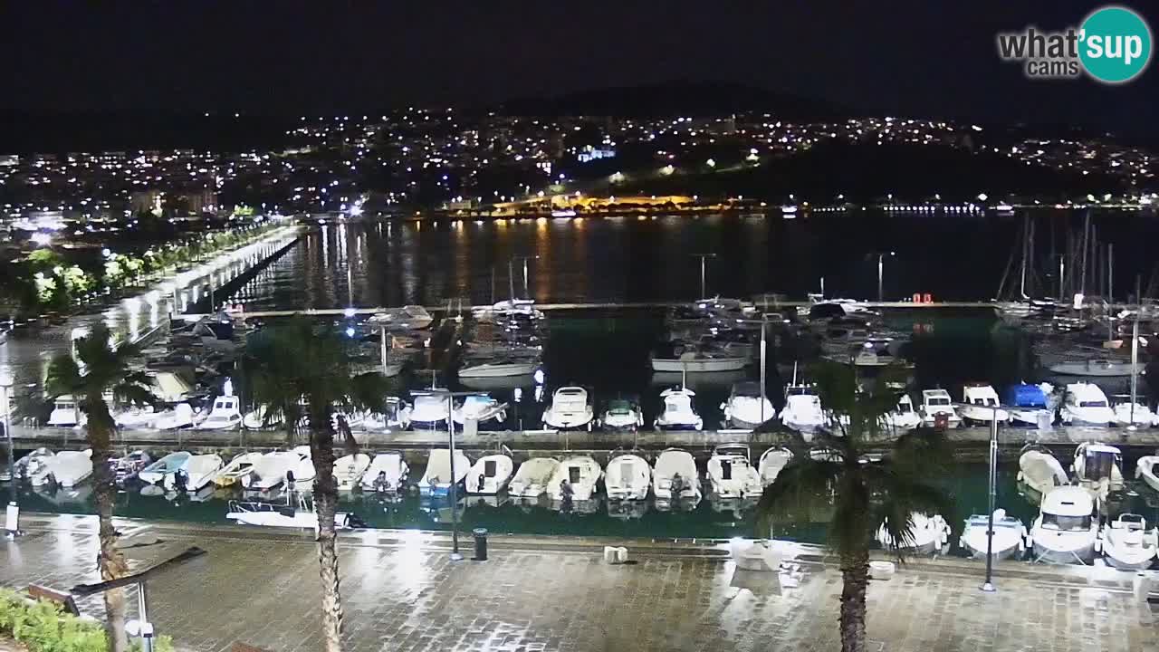Webcam Capodistria – marina e lungo mare dall’Hotel Grand Koper