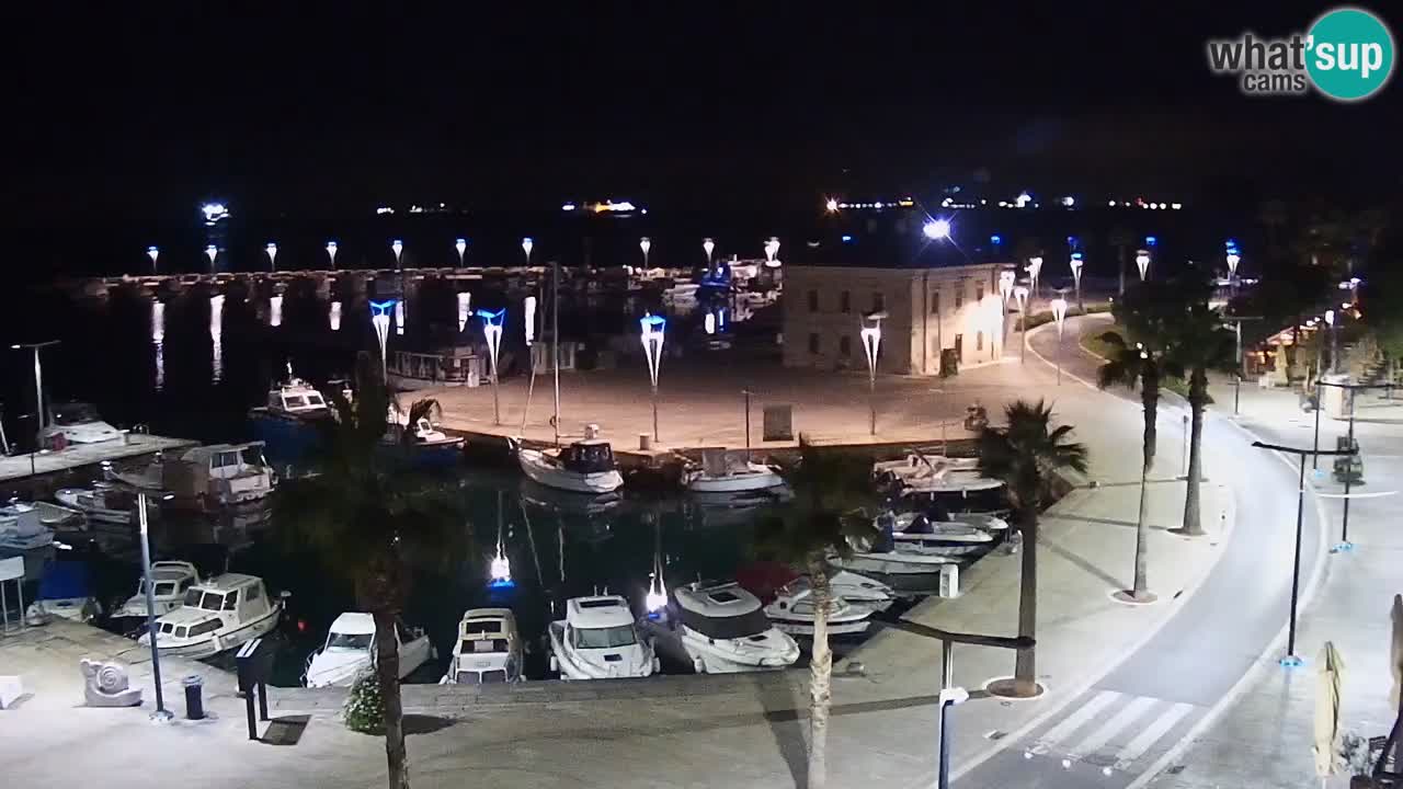 Webcam Koper – Panorama de la marina et de la promenade depuis le Grand Hotel Koper