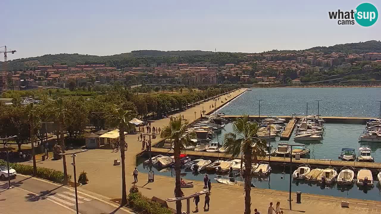 Webcam en vivo del Puerto de Koper – puerto de carga y cruceros – Eslovenia