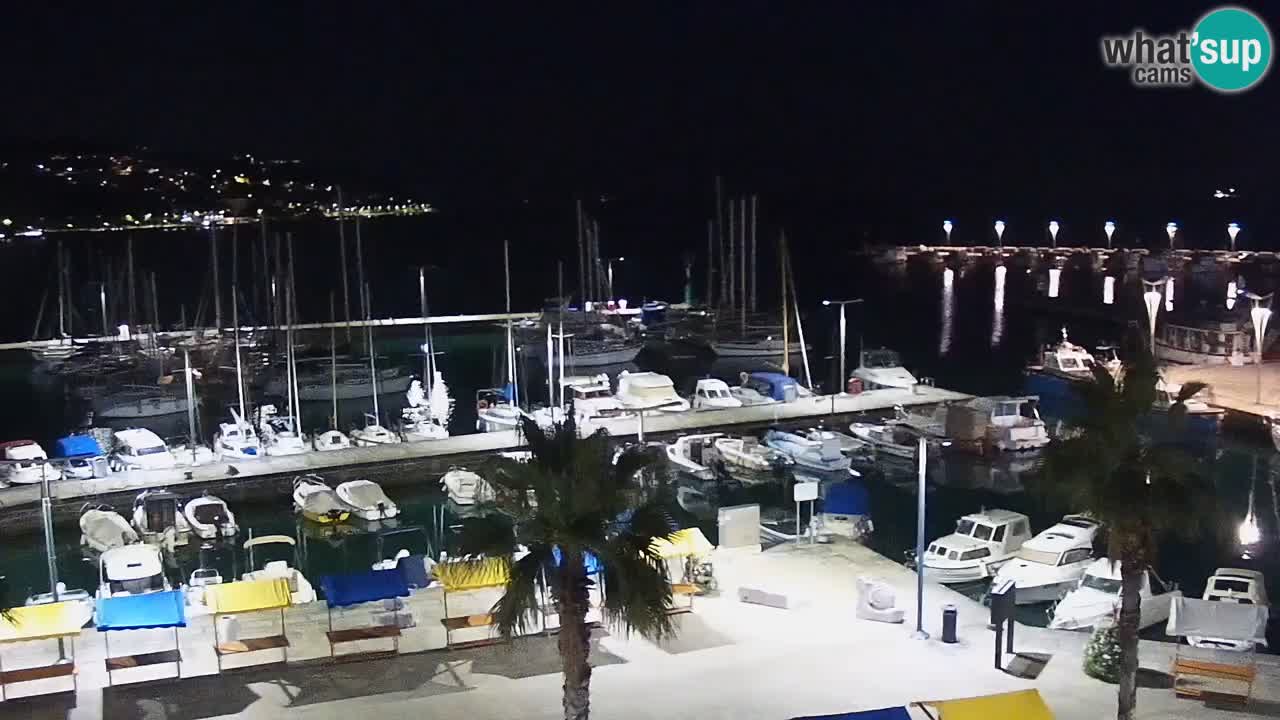 Webcam en direct du port de Koper – port de croisière et de fret – Slovénie