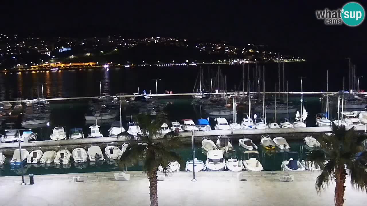 Webcam Capodistria – marina e lungo mare dall’Hotel Grand Koper