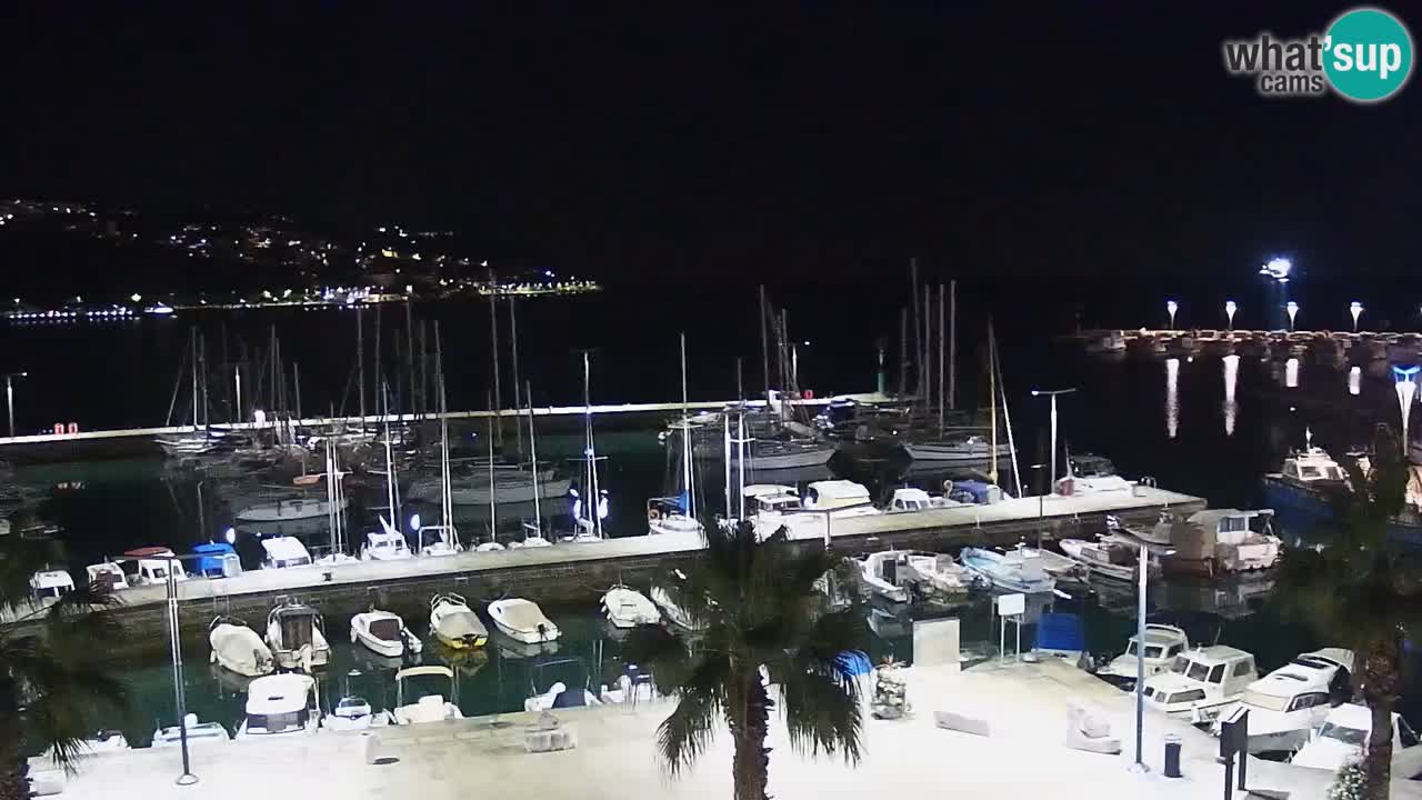 Il porto di Koper – Capodistria live webcam – porto crociere e mercantile – Slovenia