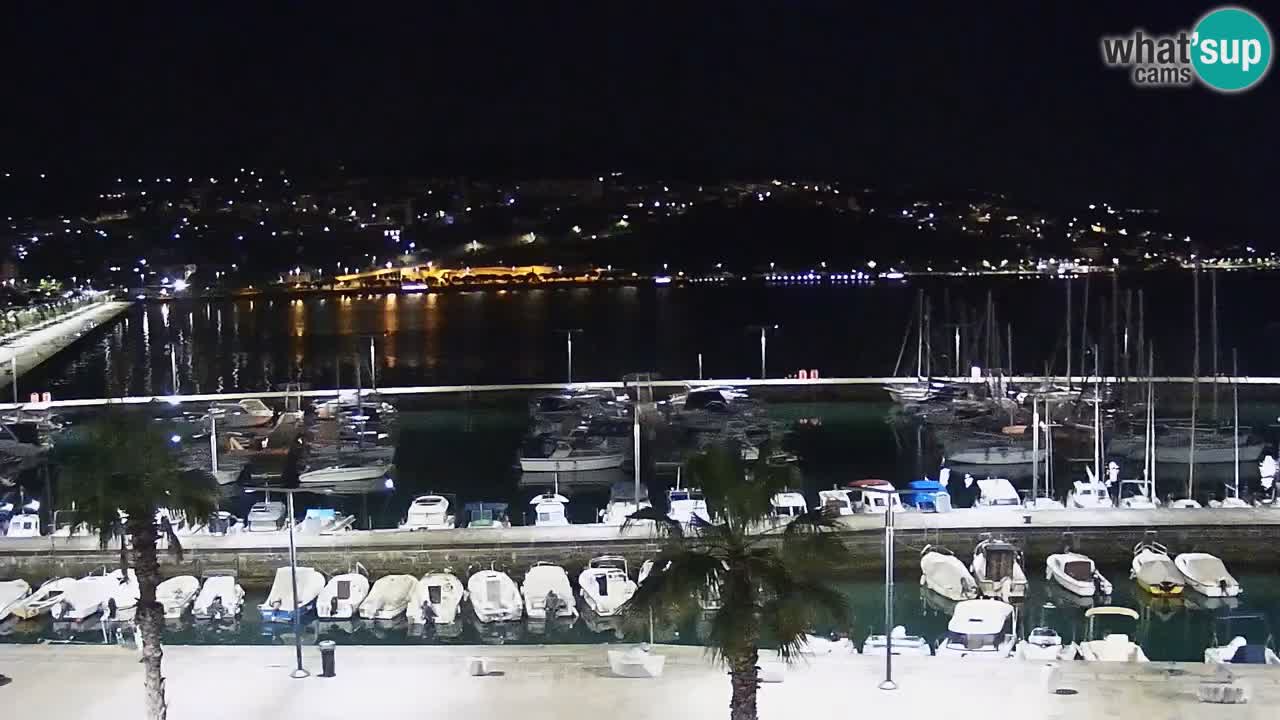 Webcam Capodistria – marina e lungo mare dall’Hotel Grand Koper