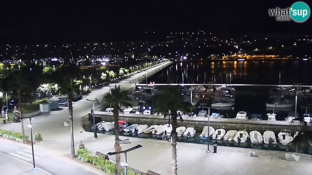 Spletna kamera Koper – Panorama na marino in promenado s Hotela Grand Koper