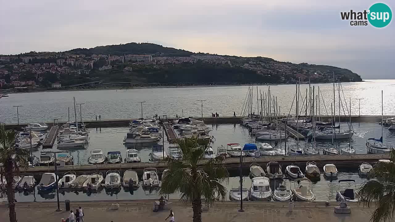 Webcam Capodistria – marina e lungo mare dall’Hotel Grand Koper